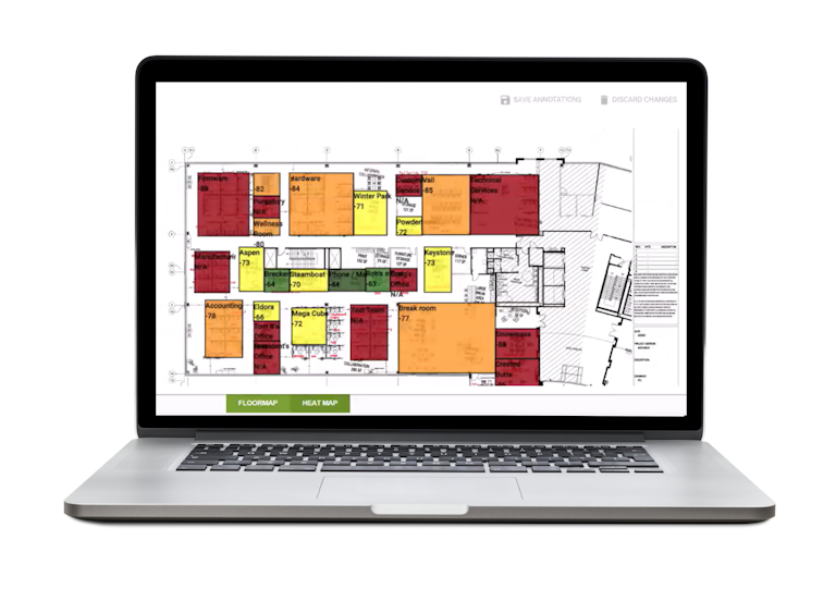 heatmap on laptop